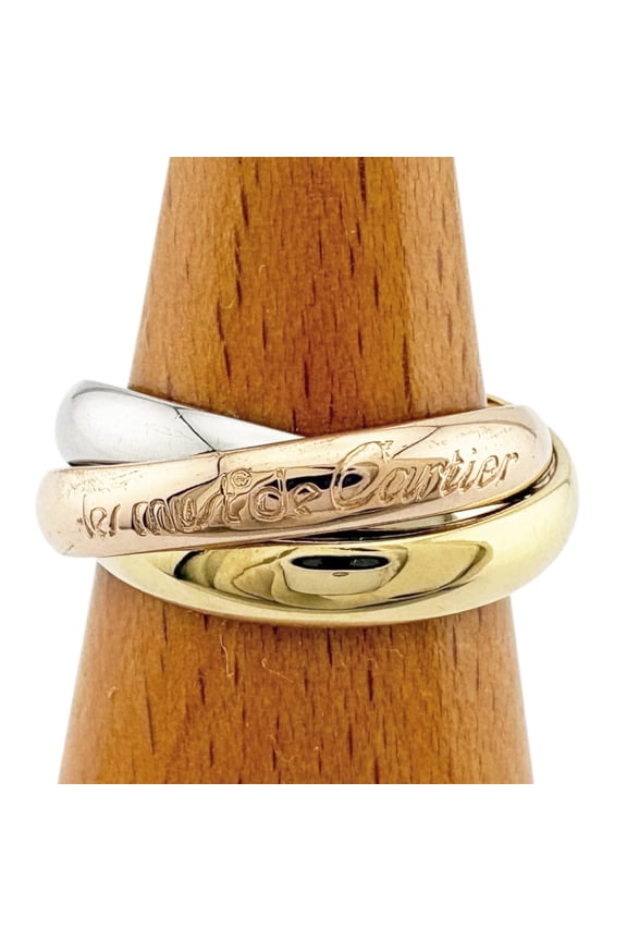 Pre-Owned Cartier Trinity Ring, 1, 18K Yellow Gold, Women's CARTIER