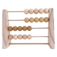 thumbnail image 1 of letairis Wood Abacus Toy Beads Counting Playthings Simple Design Early Education Math Learning Toys Educational Prop Home Decoration Yellow, 1 of 7