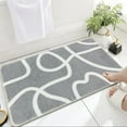 thumbnail image 2 of Grrvtrz Bathroom Rugs Soft Absorbent Microfiber Bath Rugs Shaped Toilet Rug Non Slip Bath Carpet Mat for Bathroom,Bathroom Decor,Bathroom Accessories, 2 of 6