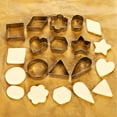 thumbnail image 4 of Cterwk 12 Pcs Cookie Cutters Stainless Steel 4 Shape Cookie Baking Mold Sets for Kitchen, Baking, 4 of 7