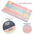 thumbnail image 3 of OTOSTAR Mask Holder for Car, Polyester Car Visor Tissue Box Holder, Auto Napkin Box Holder Backseat Paper Towel Box (Rainbow), 3 of 7