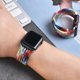 thumbnail image 3 of Correa elástica de nailon trenzada ajustable con hebilla para Apple Watch de 42 mm, 44 mm y 45 mm para la serie iWatch., 3 of 5
