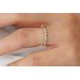 thumbnail image 3 of Modern Baguette and Round Diamond Moissantie Engagement Ring on 10k Gold, 3 of 6