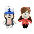 thumbnail image 2 of Juguetes de peluche de Gravity Falls, Mabel y Dipper, lindos muñecos de peluche suaves para decoración del hogar, muñecos de almohada para niños, regalo de cumpleaños y Navidad, 2 of 5