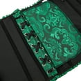 thumbnail image 6 of Corset Top Bustiers for Women Lace Up Ovebust Victorian Corset Plus Size Vintage Corsets Black Green L, 6 of 6