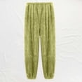 thumbnail image 2 of JJHGVB Flannel Pajama Pants Women Baggy Pajama Pants Comfy Pajama Pants Women's Pants Casual Womens Flannel Pajama Pants Fuzzy Pants for Women Pants for Women Green M, 2 of 3