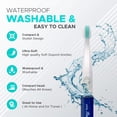 thumbnail image 5 of Dale Audrey Quick Sonic Electric Battery Powered Toothbrush, Blue, All Ages, Travel, Soft Bristle for Deep Cleaning, 5 of 6