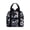 Hawaii Flower, variant on Women’s Backpack Bag Medium Size with Trolley Sleeve, Adjustable Strap/ Top Handle, Water Resistant Travel Daypack, Gray Dog