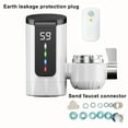 thumbnail image 3 of Tignapoo Instant Hot Water Faucet with Digital Display - 3000W, 110V, Stainless Steel Heating, IPX4 Waterproof, Energy Efficient, Space-Saving Design, 3 of 7