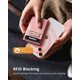 thumbnail image 4 of Cartera delgada YESIIW con bloqueo RFID para tarjetas, rosa flor, 4 of 7