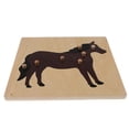 thumbnail image 2 of 2pcs Rompecabezas Juguetes de Construcción de Educación Aprendizaje Animal CUTICAT Juguete de rompecabezas de madera, 2 of 7