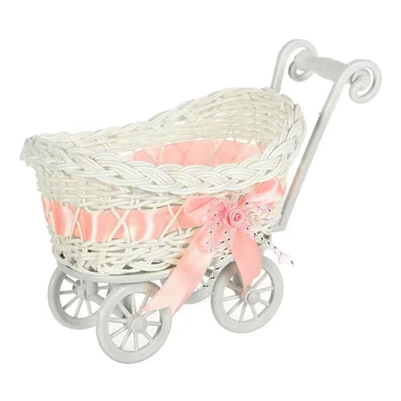 Candy Holder Basket For Birthdays And Celebration Snacks Storage Container With Handle Decoration