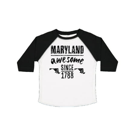 

Inktastic Maryland Awesome Since 1788 Gift Toddler Boy or Toddler Girl T-Shirt