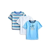 Wonder Nation Toddler Boys Short-Sleeve T-Shirts, 3-Pack, Sizes 18M-5T