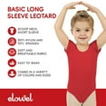 thumbnail image 3 of Girls' Team Basics Short Sleeve Leotard Red (size-6-8 ), 3 of 7