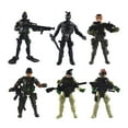 thumbnail image 1 of Esquirla 6 Pcs Mini Soldats Articulés Hommes avec Armes Ensemble de Jouets Modèles, 1 of 8