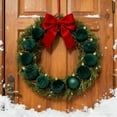 thumbnail image 4 of 12 adornos navideños de terciopelo de 2,36 pulgadas: plástico con revestimiento flocado, textura lujosa, ganchos incluidos, fáciles de colgar, versátiles para árboles, coronas y decoraciones..., 4 of 7