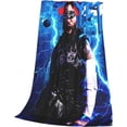 thumbnail image 3 of Jey USO Wrestler Throw Blanket Beautiful Air Conditioner Blanket Blankets for All Seasons Cozy Blankets for Hotel for Camping, 3 of 8