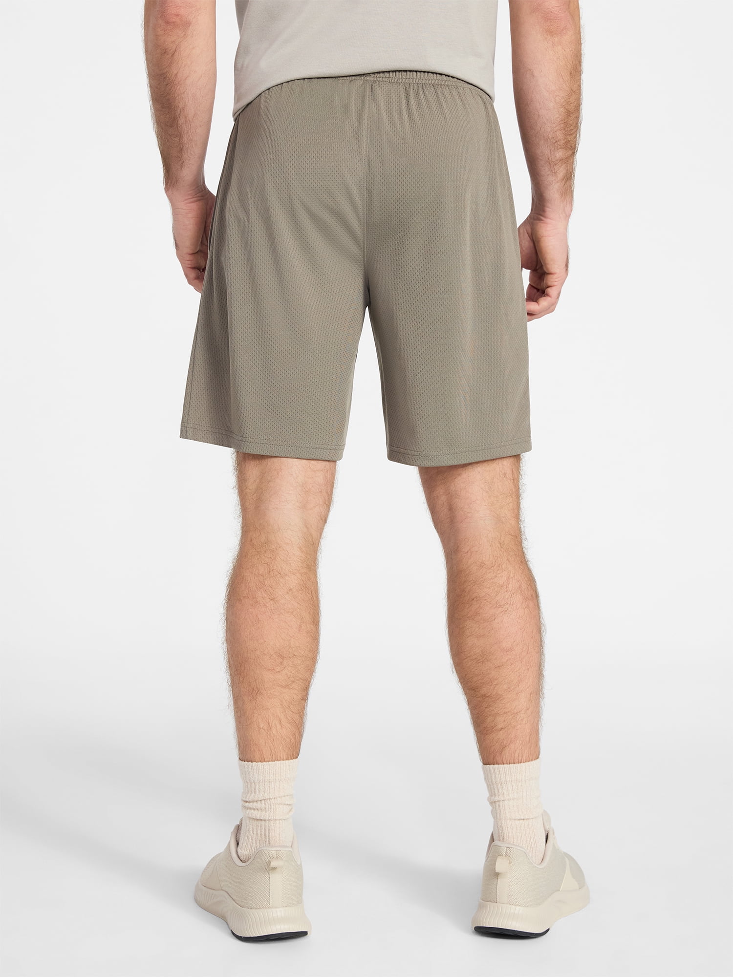Athletic Works Men's and Big Men's Active Mesh Shorts, 9" Inseam, Sizes XS-5XL