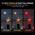 thumbnail image 6 of BougeRV Telescoping Camping Light 3200 Lumen LED Outdoor Lantern 8000mAh 7.55 ft 90-Hour Runtime Rechargeable Tent Lamp for Camping Emergency Hiking, 6 of 10