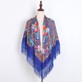 thumbnail image 4 of Foulard d'Automne Personnalisée pour Femmes, Foulard Carrée à Franges, Imprimé Animal, Châle de Voyage, 4 of 4