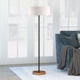 thumbnail image 2 of Evelyn&Zoe Traditional Metal Two-Tone Floor Lamp, 2 of 10