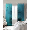 thumbnail image 4 of Ocean Shipwrecks Blackout Curtains for Bedroom Living Room Darkening Curtains 63 Inches Long Coastal Nautical Dolphins Vintage Window Curtain 2 Panels Set Window Treatment Grommet Drapes 42"x63", 4 of 9