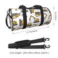 thumbnail image 2 of Easygdp Funny Excavator Bolsa de Viaje, Bolsa de Mano, Bolsa de Gimnasio, Bolsa de Equipaje para Viaje, 2 of 6
