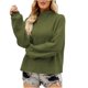 thumbnail image 2 of Puntoco suéter moda mujer manga larga cuello redondo suelto Color sólido tops blusa suéter de punto liquidación de Navidad Puntoco Puntoco-422, 2 of 5