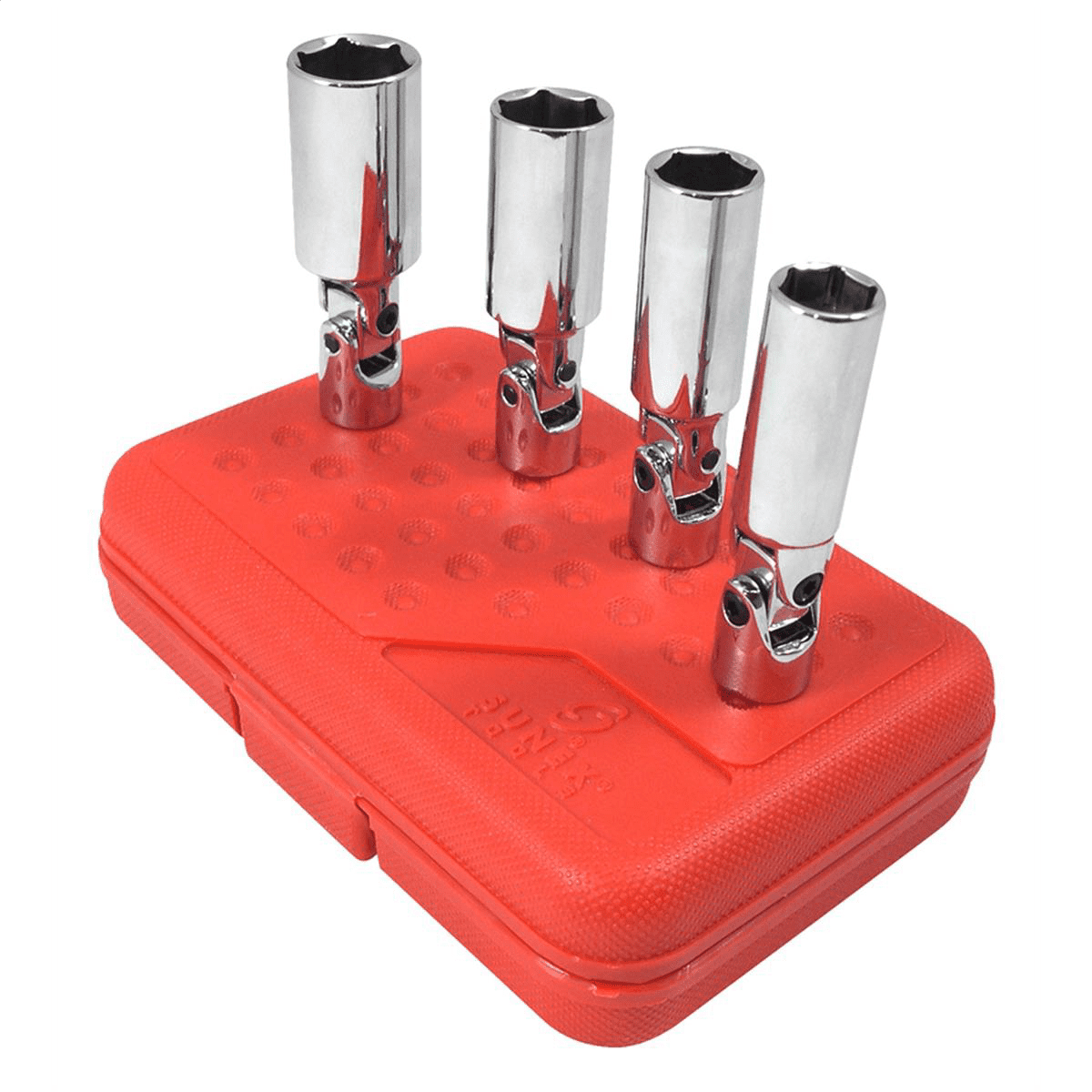 Sunex 8844 3/8" Drive 4 Piece SAE Universal Spark Plug Socket Set