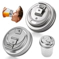 thumbnail image 1 of Tapa para Frasco Mason Palksky de Acero Inoxidable 2 Unidades, 1 of 8