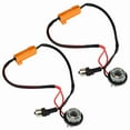 thumbnail image 1 of Juego de 2 conectores de resistencia de carga para arnés de cableado de luces LED de señal de giro 1156, 1 of 14