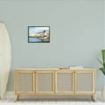 thumbnail image 2 of Seaside Cliff Abstract Landscape Landscape Painting Black Framed Art Print Wall Art, 2 of 7
