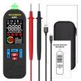 thumbnail image 1 of Zootealy A2X Digital Multimeter with V-Alert, Auto Ranging, and LCD Color Screen - Portable Anti-Burn Voltage Tester for Automotive and Household Use - AC/DC Current, Resistance, Frequency - Black, 1 of 6