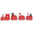 thumbnail image 2 of Christmas Wooden Train Decor Set, Cute Wooden Mini Train Ornaments Christmas Train Ornament Toys for Kids Gift Home Decoration, 2 of 8