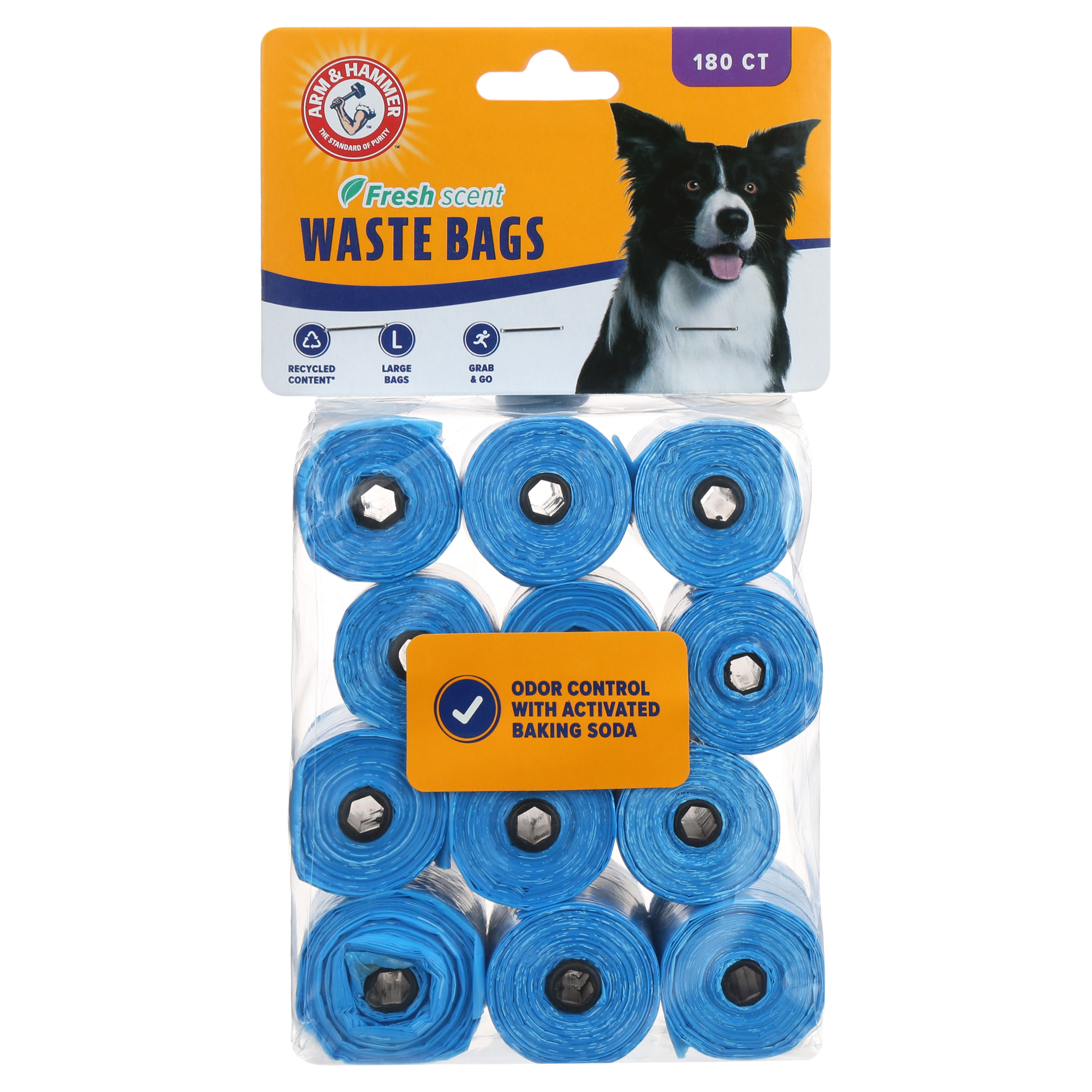 Arm & Hammer Dog Waste Bag Refills, Fresh Scent, 180 Count photo 7