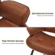 BarberPub Modern Hydraulic Salon Chair, Swivel Barber Chair
