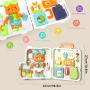 Baby Montessori Toys for 1 2 3 Year Old Toys, Busy Board Toy for Toddlers 1-3,Musical Educational Toys,Learning Toys for Toddlers 1-3,Christmas & Birthday Gift for Kids