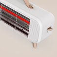 thumbnail image 2 of Calentador eléctrico de 550 W, estufa de calefacción de calentamiento rápido, parte inferior antideslizante, uso interior silencioso, 2 of 8
