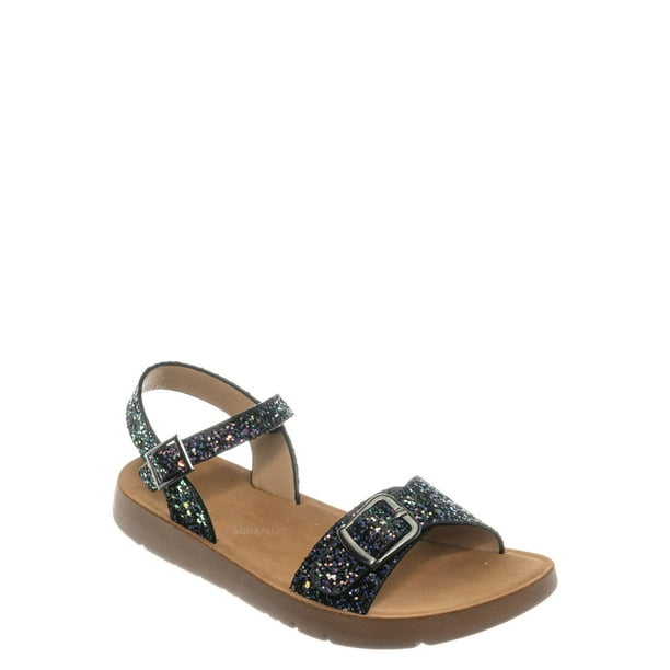 open toe comfort flats