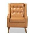 thumbnail image 3 of Baxton Studio Daley Lounge Chair, Tan, 3 of 10