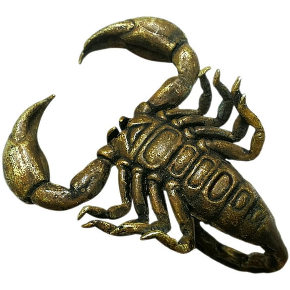 HOMEMAXS Scorpion Decorative Metal Craft Figurine Sculpture