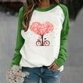 thumbnail image 2 of Women Sweatshirt Sweat Shirts Women Long Sleeve Pullover Sweatshirt for Women Green Crewneck for Women Fall Sweatshirts for Women 2025 Womens Fashion, 2 of 4