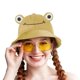 thumbnail image 1 of SAOROPEB Gorro de rana – Gorro de pescador divertido de algodón para adultos, adolescentes y hombres, 1 of 5