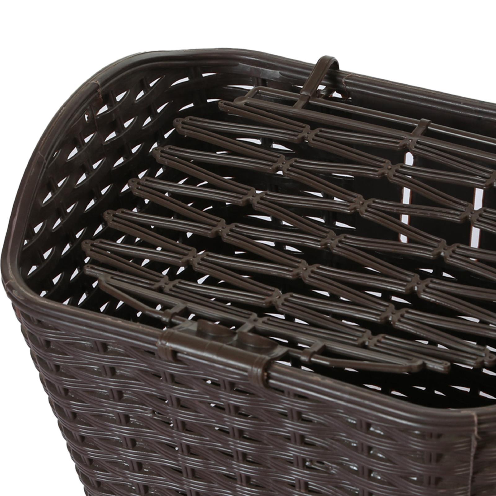 Front Basket with Cover Bike Basket for Outdoors Cycling Accessories Khaki