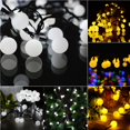 thumbnail image 4 of Monstrate Lámparas LED solares de bola para exteriores, impermeables, redondas, luces de hadas, patio, jardín, iluminación decorativa Iluminación navideña, 4 of 6
