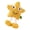 Yellow, variant on Dog Squeaky Chew Toy Interactively Teeth Cleaning Toy Pet Training Cleaning Dog Sounds Pet Supply