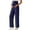 Navy, variant on SROBPTY Womens Maternity Pants High Waist Straight with Pockets Breathable Stretch