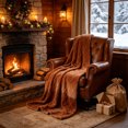 thumbnail image 6 of Diamond Lattice Throw Blanket 39.37x27.56in Multi Purpose Decorative Bed Blanket for Home, 6 of 6