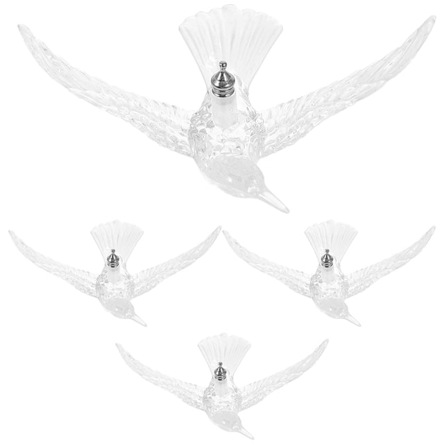 unbranded 4Ud Colibrí Transparente Adorno Colgante Para De Interiores Y